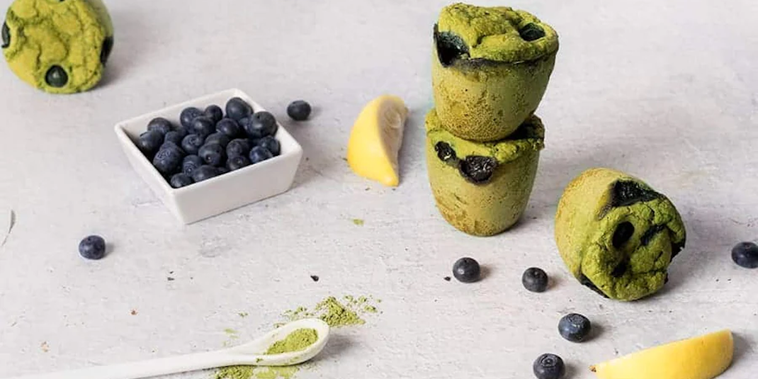 Babycook Recipes: Blueberry Matcha Muffins